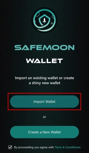 So importieren Sie Trust Wallet in SafeMoon Wallet