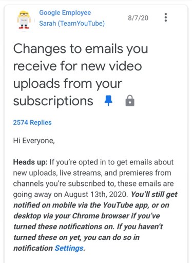 Warum funktionieren meine YouTube-E-Mail-Benachrichtigungen nicht?