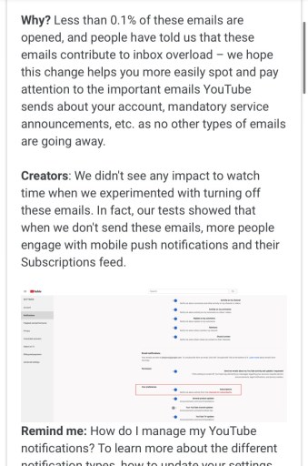 Warum sind meine YouTube-E-Mail-Benachrichtigungen Funktioniert nicht?
