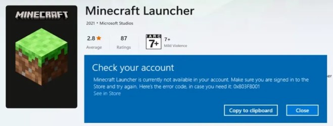 So beheben Sie “ Der Minecraft-Launcher ist derzeit in Ihrem Konto nicht verfügbar“