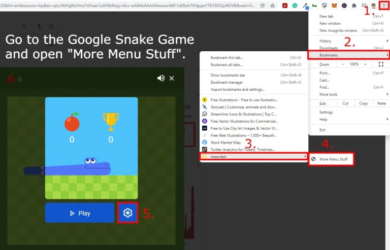 Wie man das Google Snake-Spiel modifiziert