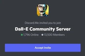 DallE Discord Server Link