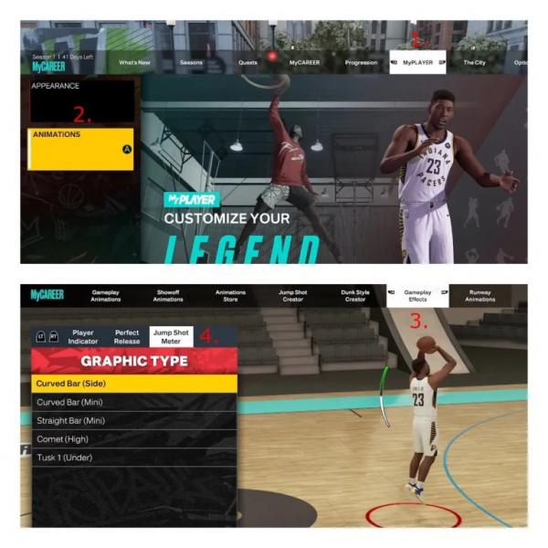 how to change the shot meter in nba 2k23 a0a71f0