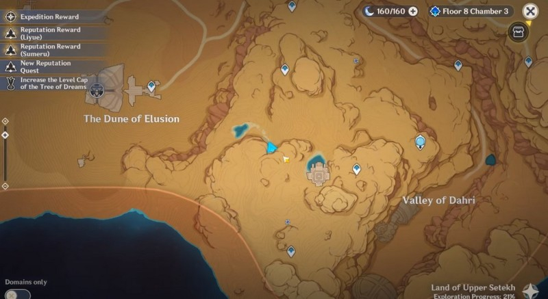 Tabellen in Genshin Impact: Wo in der Sumeru-Wüste zu finden (Karte)