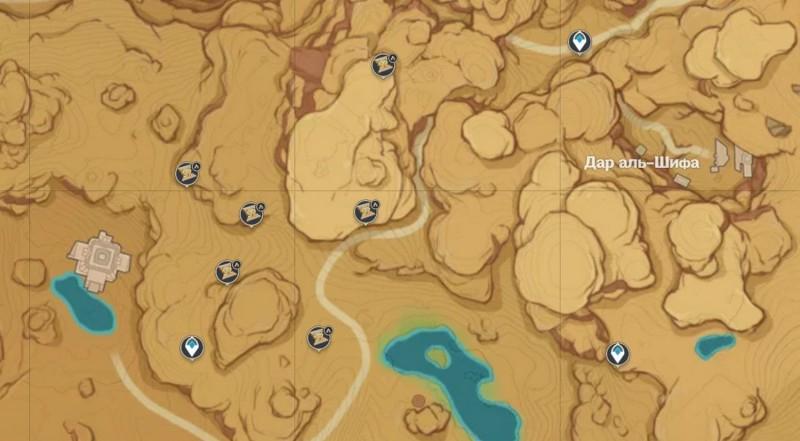 Tablets in Genshin Impact: Wo in der Sumeru-Wüste zu finden (Karte)